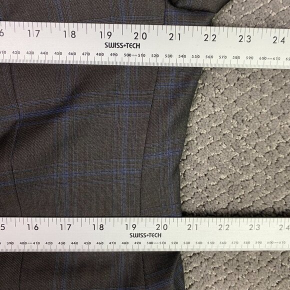 Saks Fifth Avenue Ermenegildo Zegna Cloth Suit 42R Pants 36 Brown Blue Wool - Picture 8 of 16